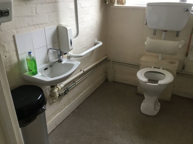 Disable toilet before renovation.